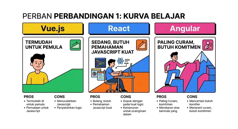 react vs vue vs angular