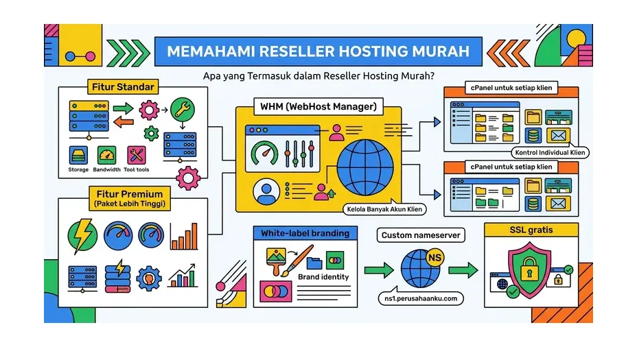 Fitur reseller hosting murah