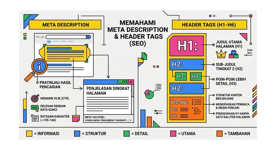 contoh title tag dan meta description yang optimal