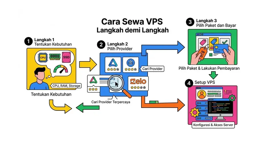 Cara sewa VPS