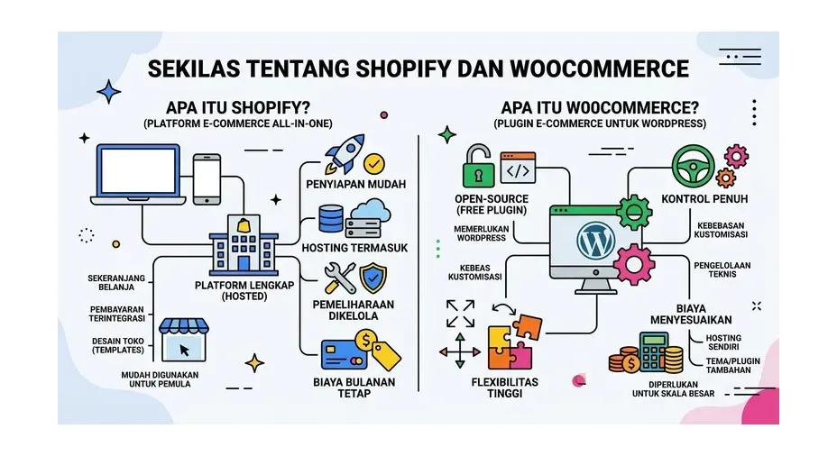 shopify vs woocommerce