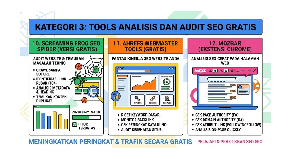 tools seo gratis terbaik