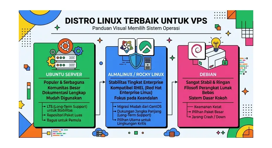 Distro Linux untuk VPS