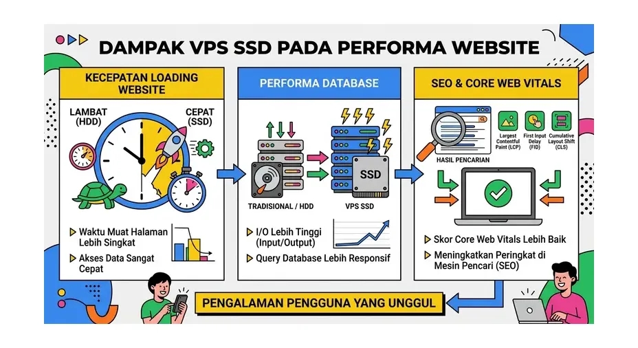 Ilustrasi tips memilih VPS SSD