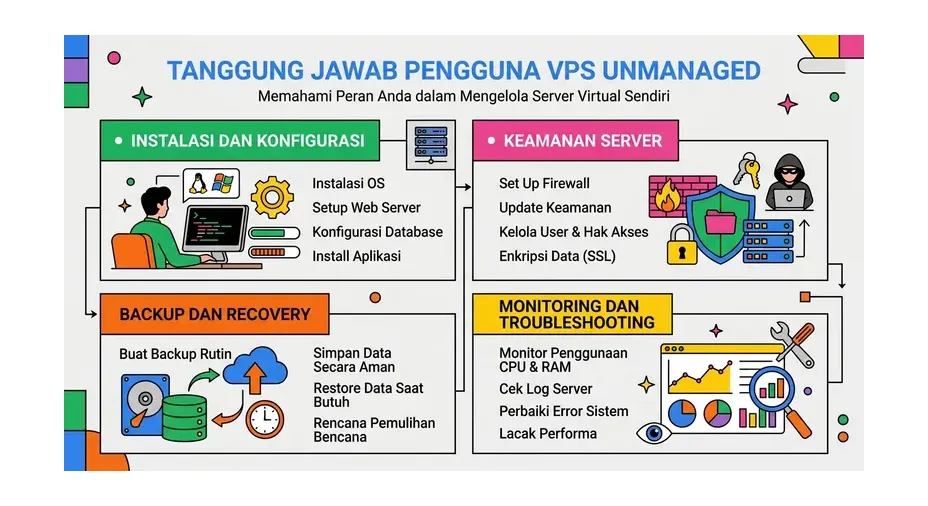 Tanggung jawab VPS unmanaged