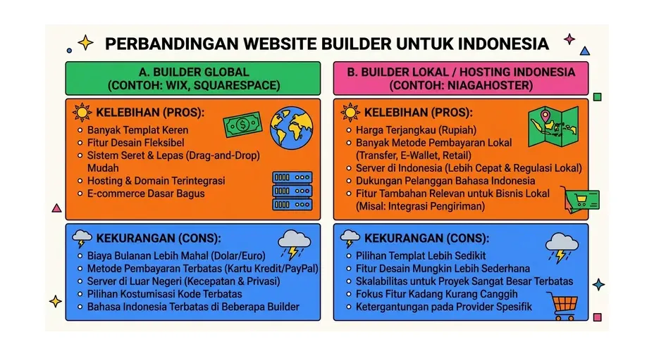 rekomendasi website builder