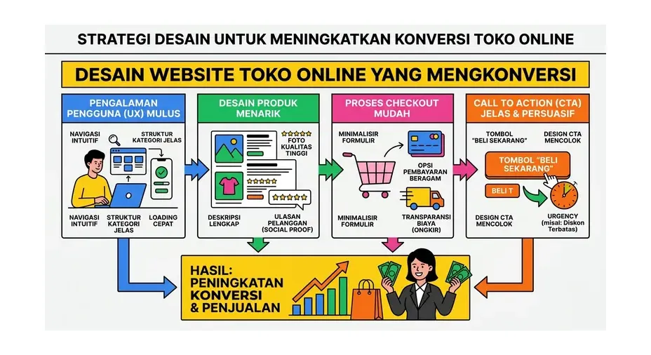 fitur website toko online